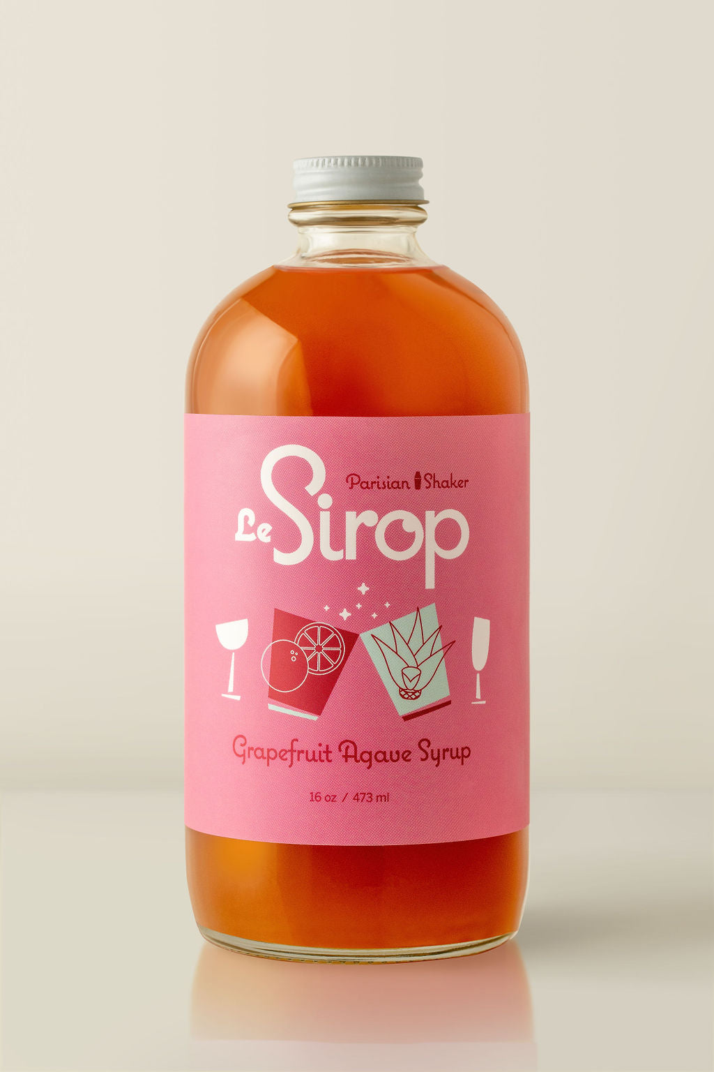 Grapefruit Agave Syrup, 16 ounce bottle