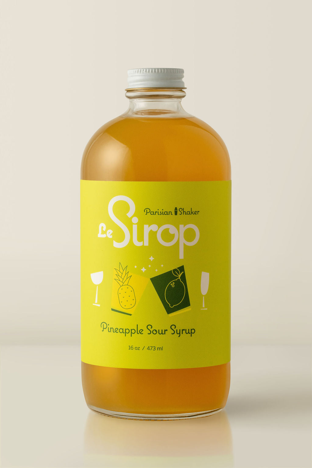 Pineapple Sour Syrup, 16 ounce