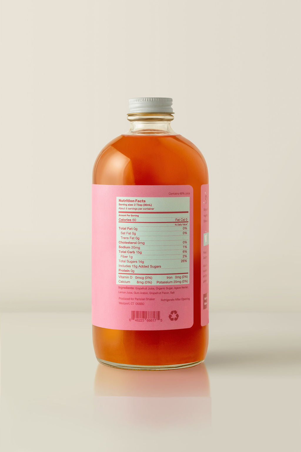 Grapefruit Agave Syrup, 8 ounce